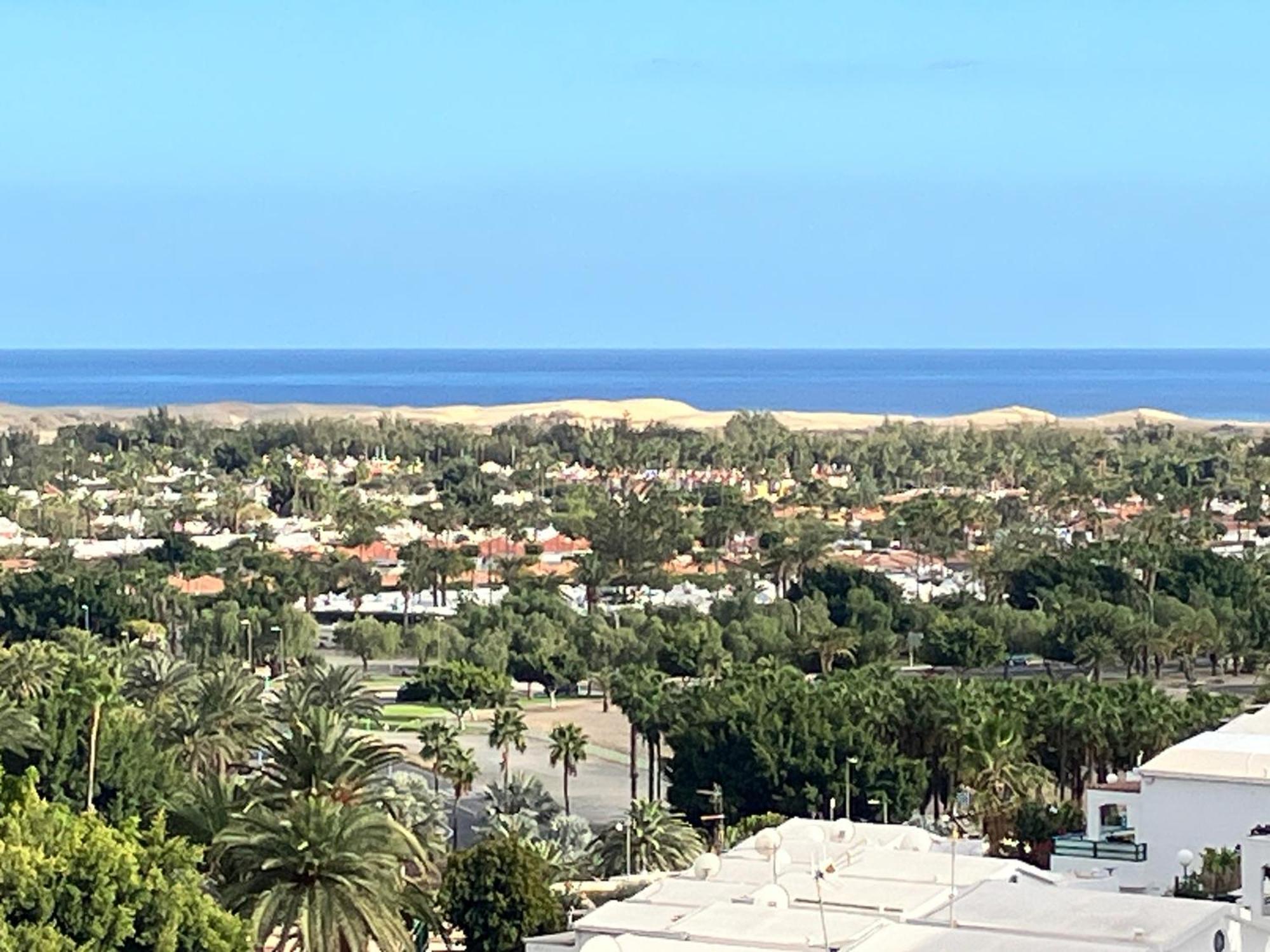 Appartamento casAkash con Vistas al Mar, Terraza, Piscina y Parking gratuito Maspalomas  Esterno foto